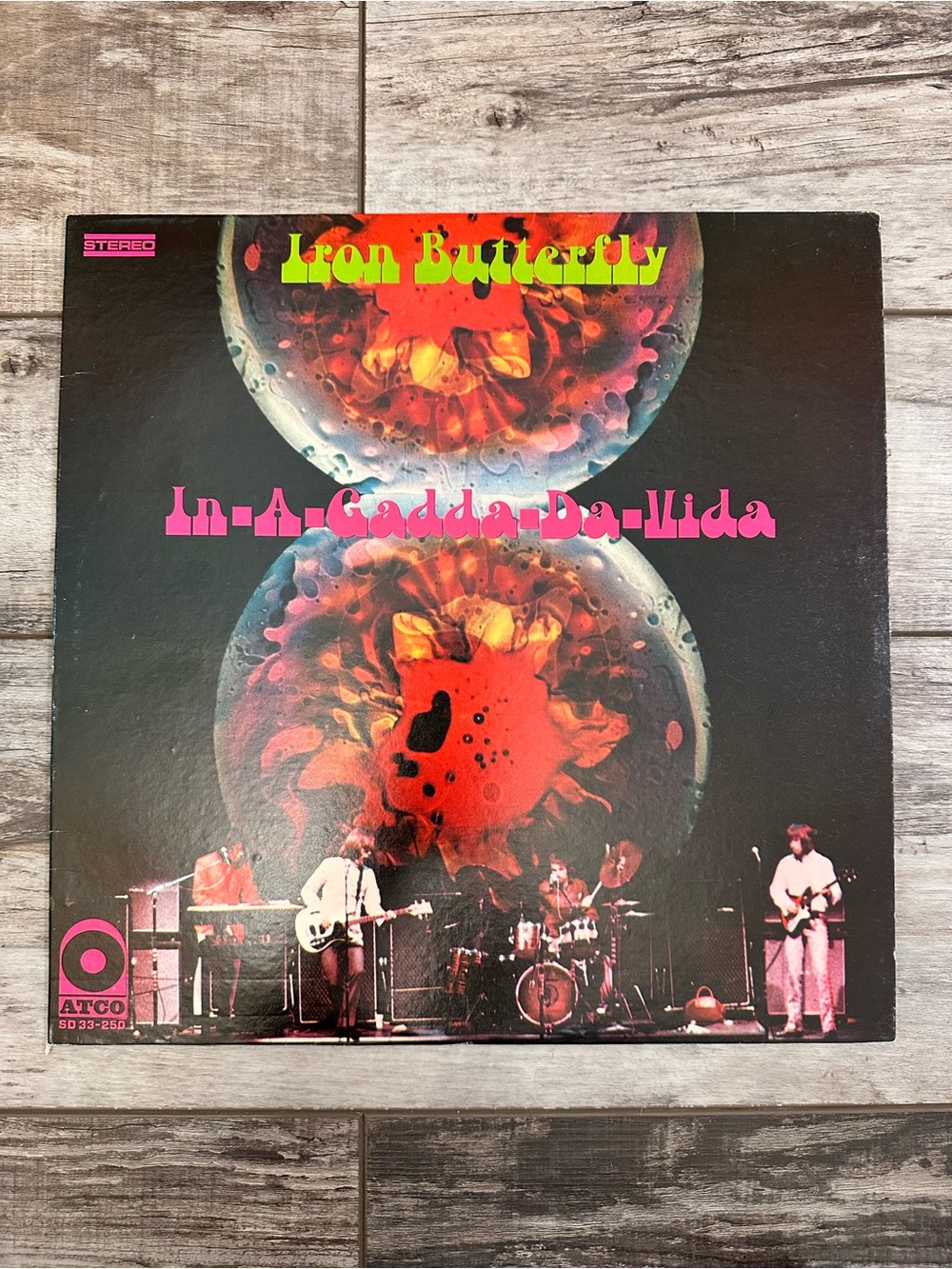 In-A-Gadda-Da-Vida Vinyl LP - Black Cover